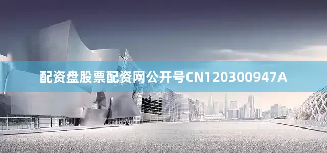 配资盘股票配资网公开号CN120300947A