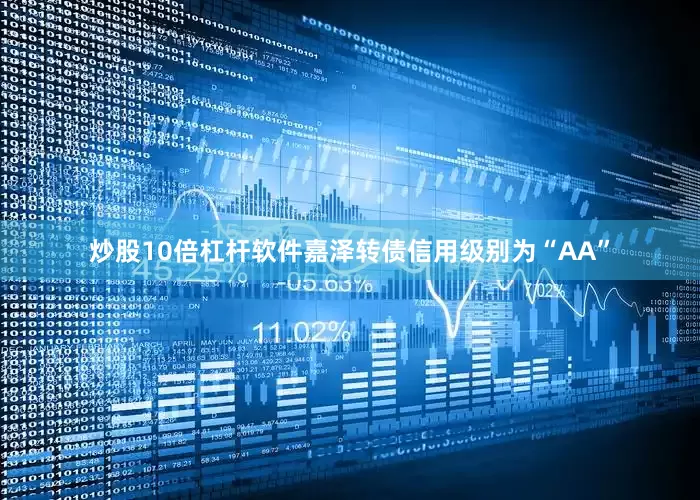 炒股10倍杠杆软件嘉泽转债信用级别为“AA”