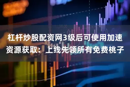 杠杆炒股配资网3级后可使用加速资源获取：上线先领所有免费桃子